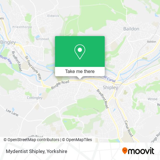 Mydentist Shipley map