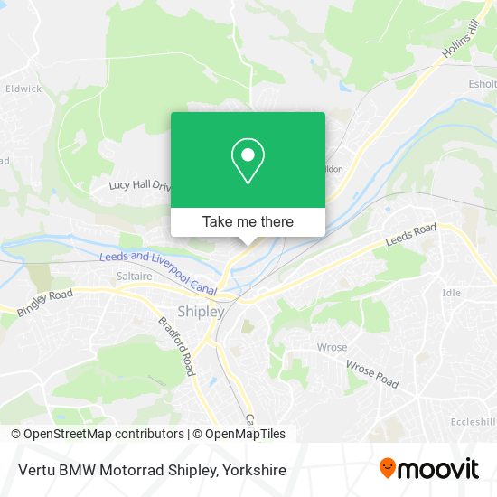 Vertu BMW Motorrad Shipley map