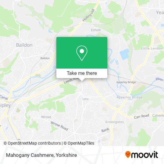 Mahogany Cashmere map