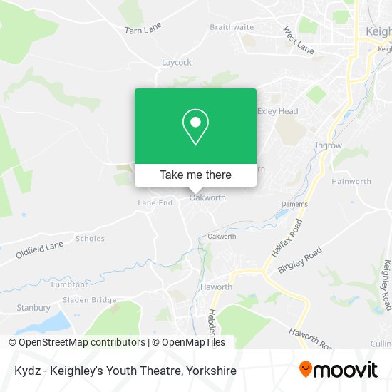 Kydz - Keighley's Youth Theatre map