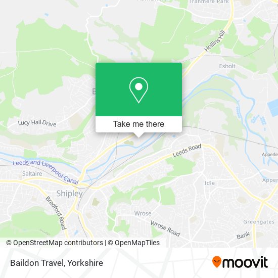 Baildon Travel map