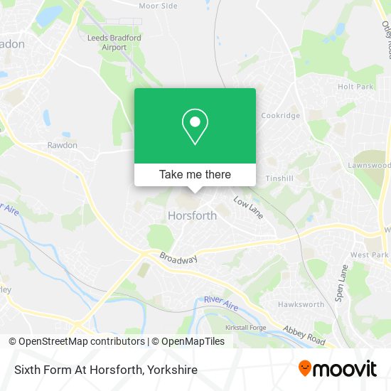 Sixth Form At Horsforth map