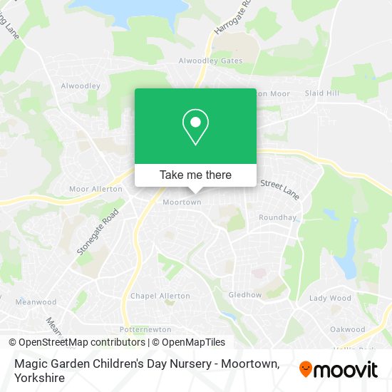 Magic Garden Children's Day Nursery - Moortown map