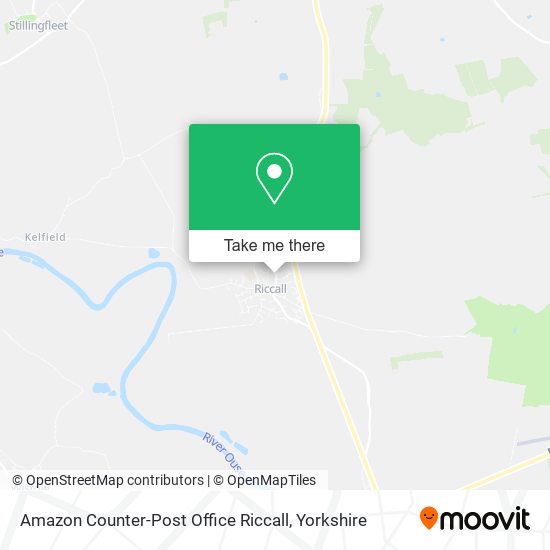 Amazon Counter-Post Office Riccall map