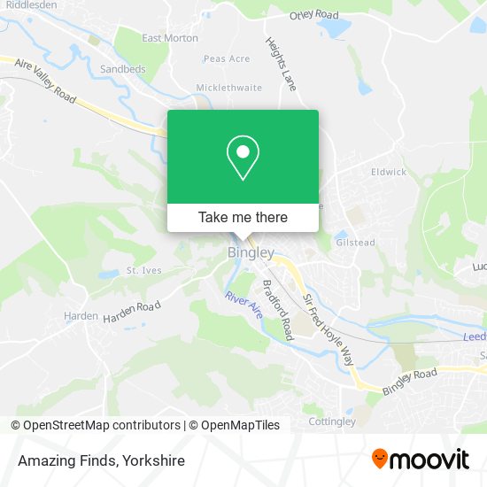 Amazing Finds map