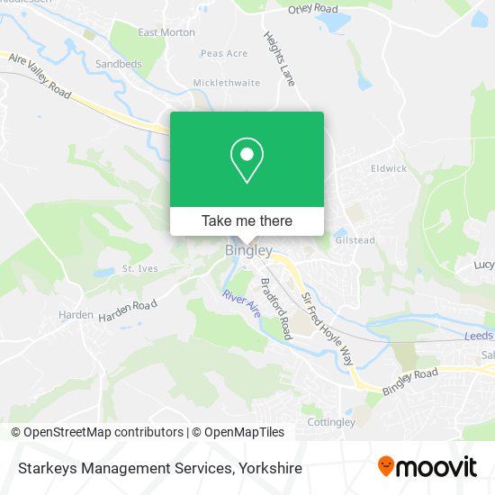 Starkeys Management Services map