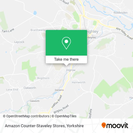 Amazon Counter-Staveley Stores map