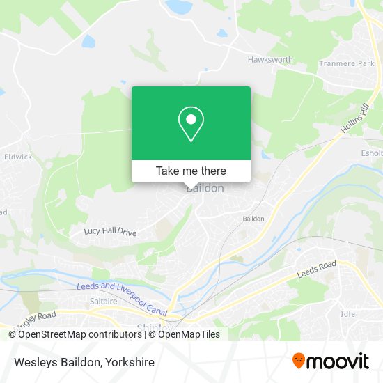 Wesleys Baildon map