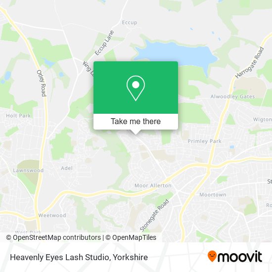 Heavenly Eyes Lash Studio map