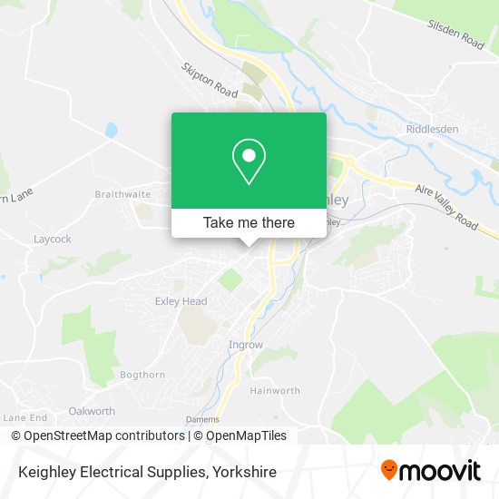 Keighley Electrical Supplies map