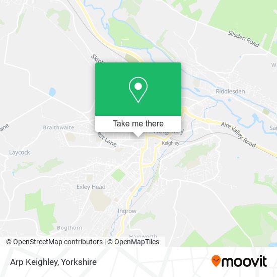 Arp Keighley map