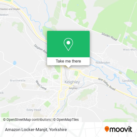 Amazon Locker-Manjit map