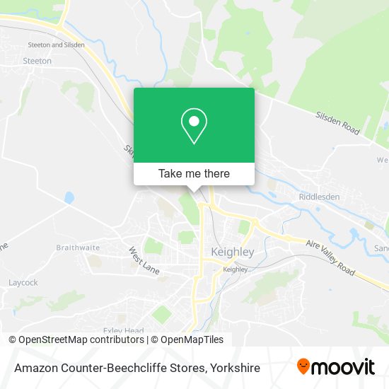 Amazon Counter-Beechcliffe Stores map