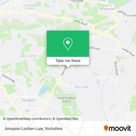Amazon Locker-Luie map
