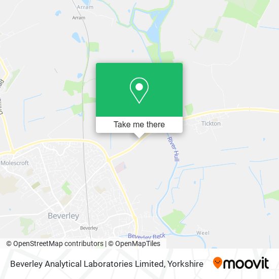 Beverley Analytical Laboratories Limited map