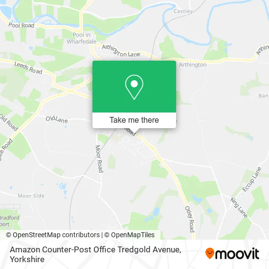 Amazon Counter-Post Office Tredgold Avenue map