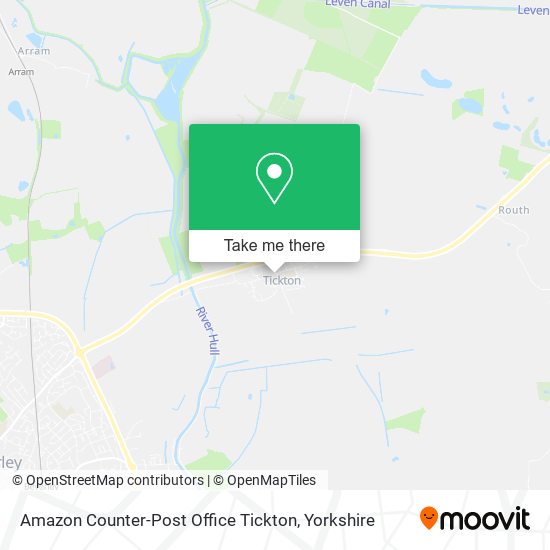 Amazon Counter-Post Office Tickton map