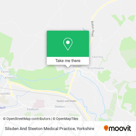 Silsden And Steeton Medical Practice map