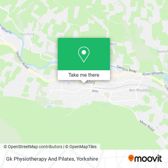 Gk Physiotherapy And Pilates map