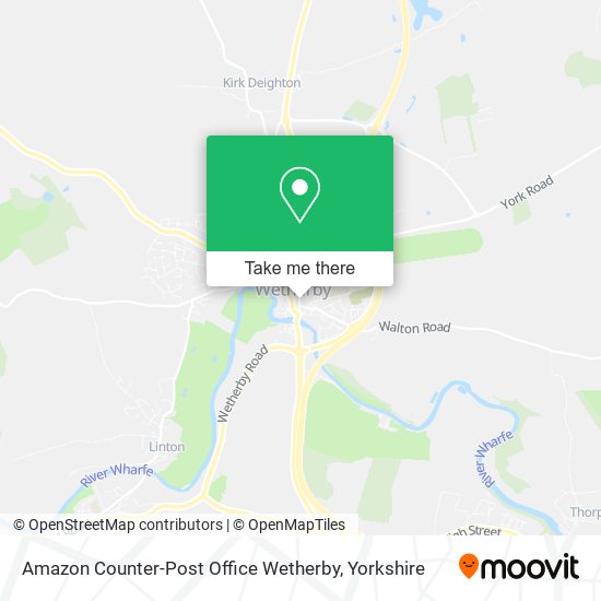 Amazon Counter-Post Office Wetherby map