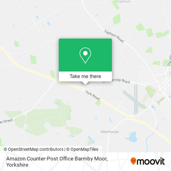 Amazon Counter-Post Office Barmby Moor map