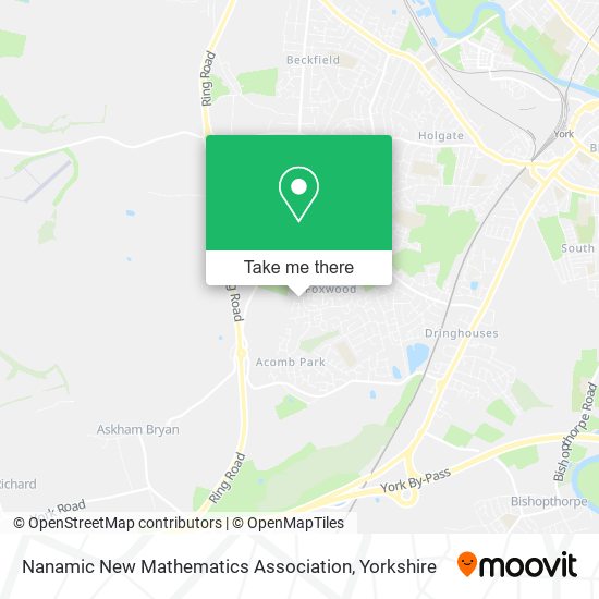 Nanamic New Mathematics Association map