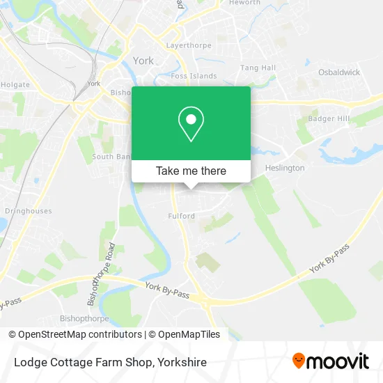 Lodge Cottage Farm Shop map
