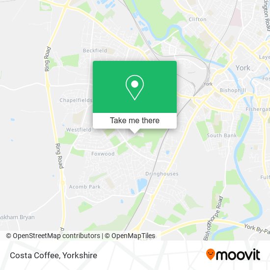 Costa Coffee map