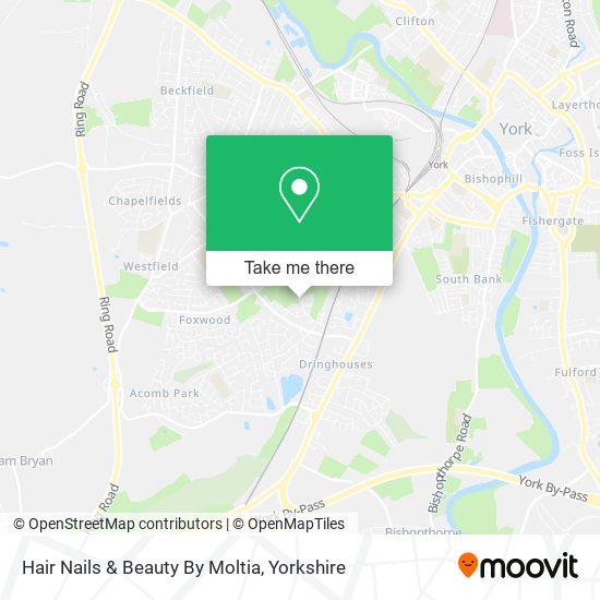 Hair Nails & Beauty By Moltia map