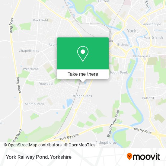 York Railway Pond map