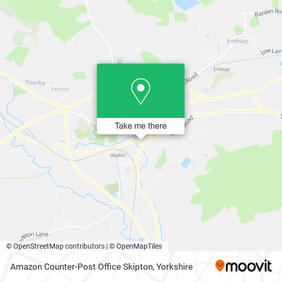 Amazon Counter-Post Office Skipton map