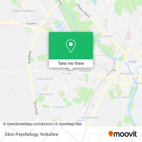 Ebor Psychology map