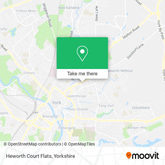 Heworth Court Flats map