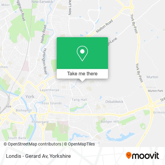 Londis - Gerard Av map
