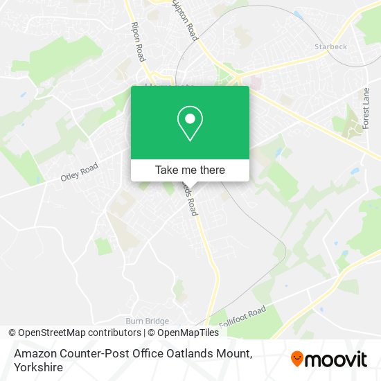 Amazon Counter-Post Office Oatlands Mount map