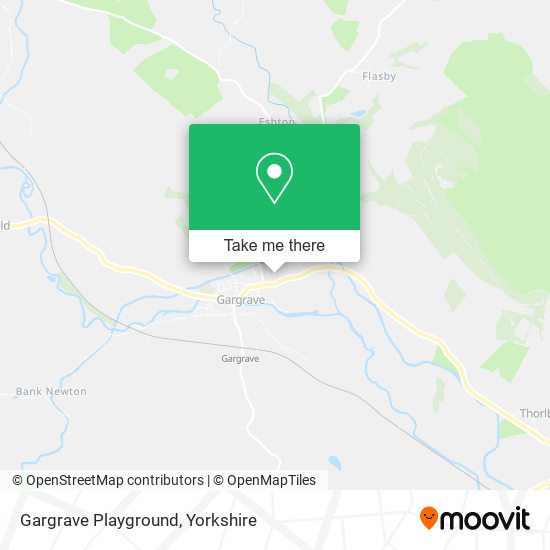 Gargrave Playground map