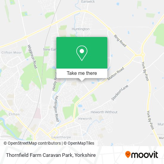 Thornfield Farm Caravan Park map