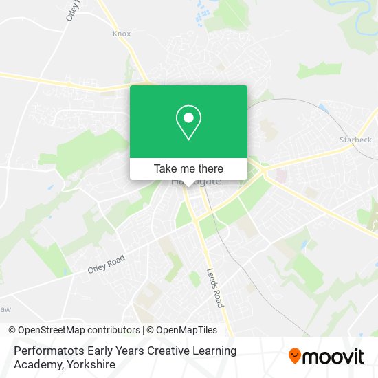 Performatots Early Years Creative Learning Academy map
