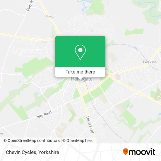 Chevin Cycles map