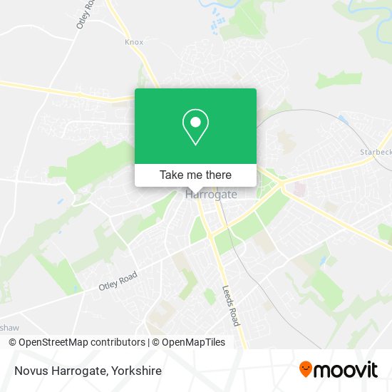 Novus Harrogate map