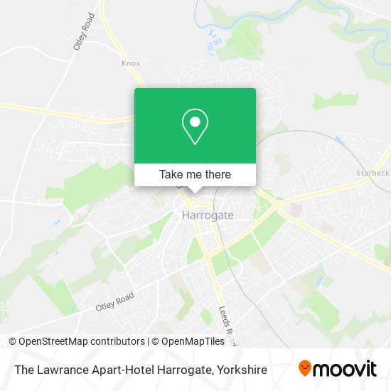 The Lawrance Apart-Hotel Harrogate map