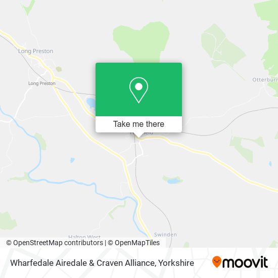 Wharfedale Airedale & Craven Alliance map