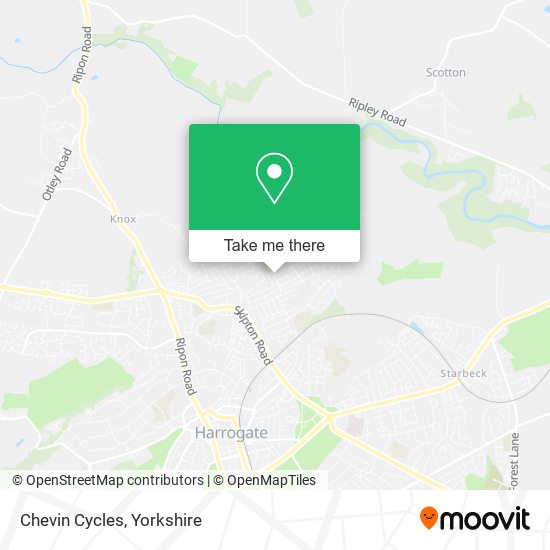 Chevin Cycles map