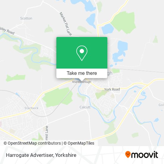 Harrogate Advertiser map