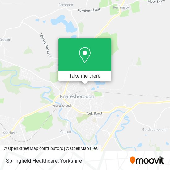 Springfield Healthcare map