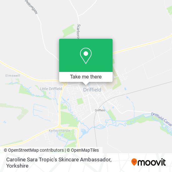 Caroline Sara Tropic's Skincare Ambassador map