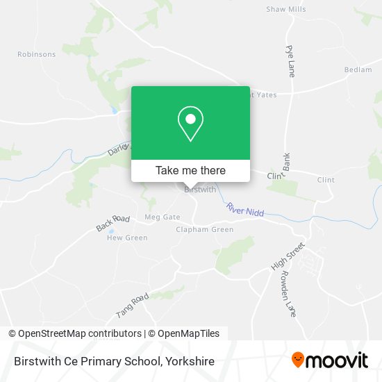 Birstwith Ce Primary School map