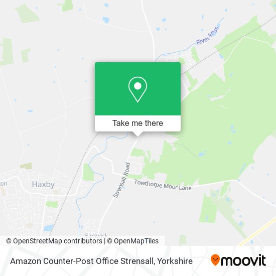 Amazon Counter-Post Office Strensall map
