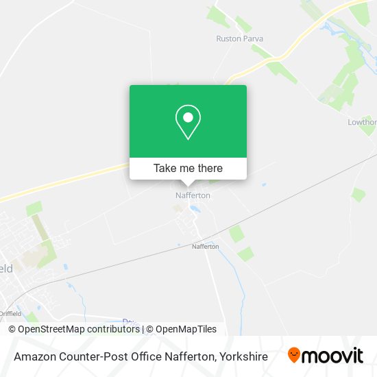 Amazon Counter-Post Office Nafferton map