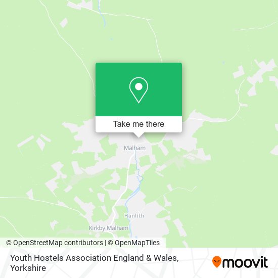 Youth Hostels Association England & Wales map